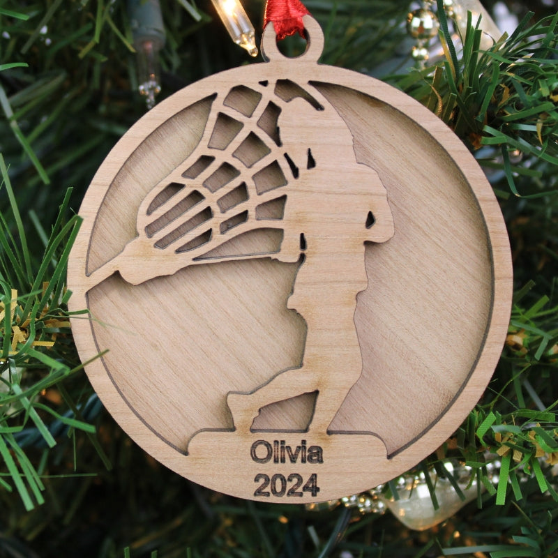 Sports Ornament - 24 Styles with Name Personalization | Elite Engraving Works