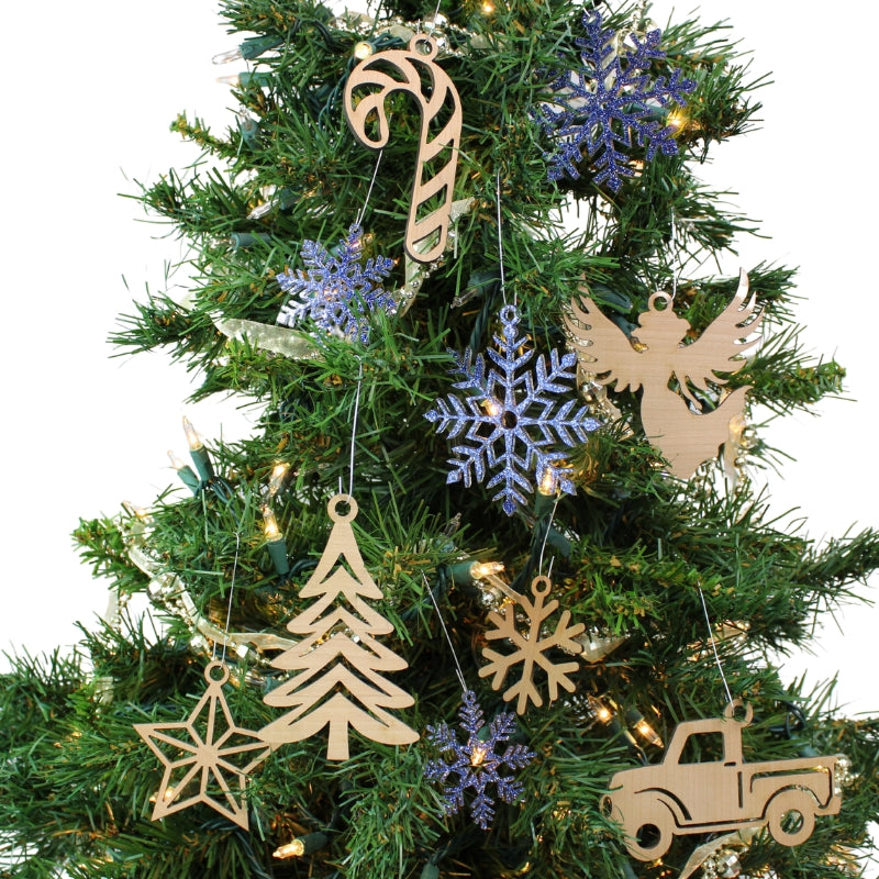 Set of 10 Tree Ornaments | Elite Engraving Works