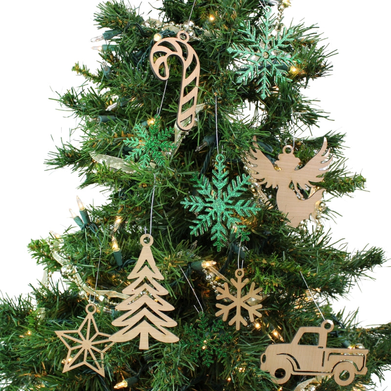 Set of 10 Tree Ornaments | Elite Engraving Works