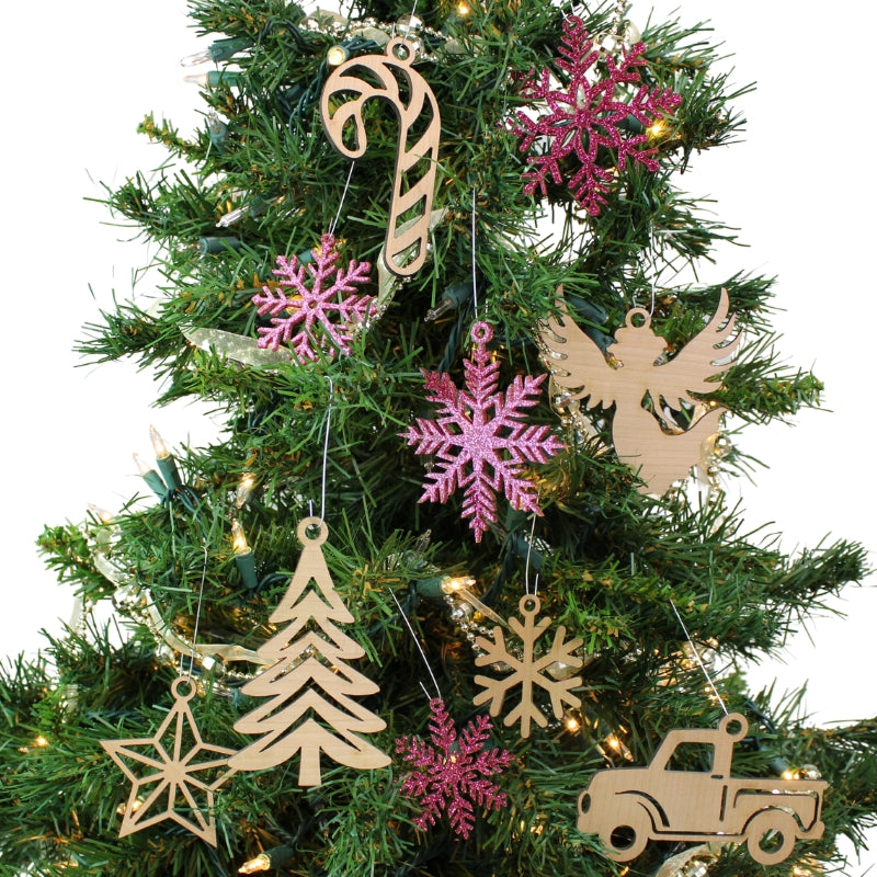 Set of 10 Tree Ornaments | Elite Engraving Works