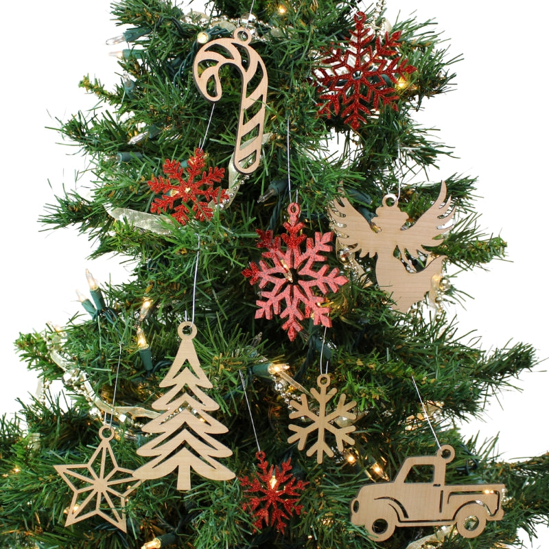 Set of 10 Tree Ornaments | Elite Engraving Works